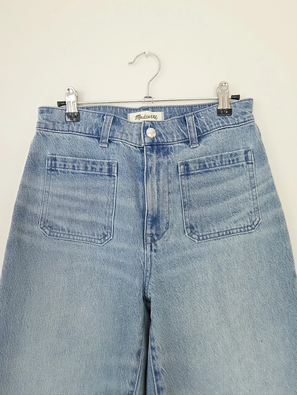 Madewell Emmett Wide-Leg Jean Let Down Hem 27P Banning Wash